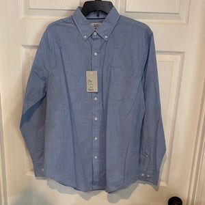 #53 Croft & Barrow Blue Casual Button Down Shirt